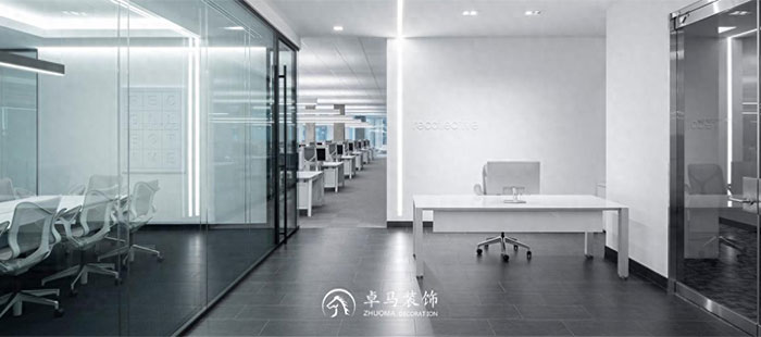 德纳智能科技办公室装修：现代简约典范，铸就高效商务空间
